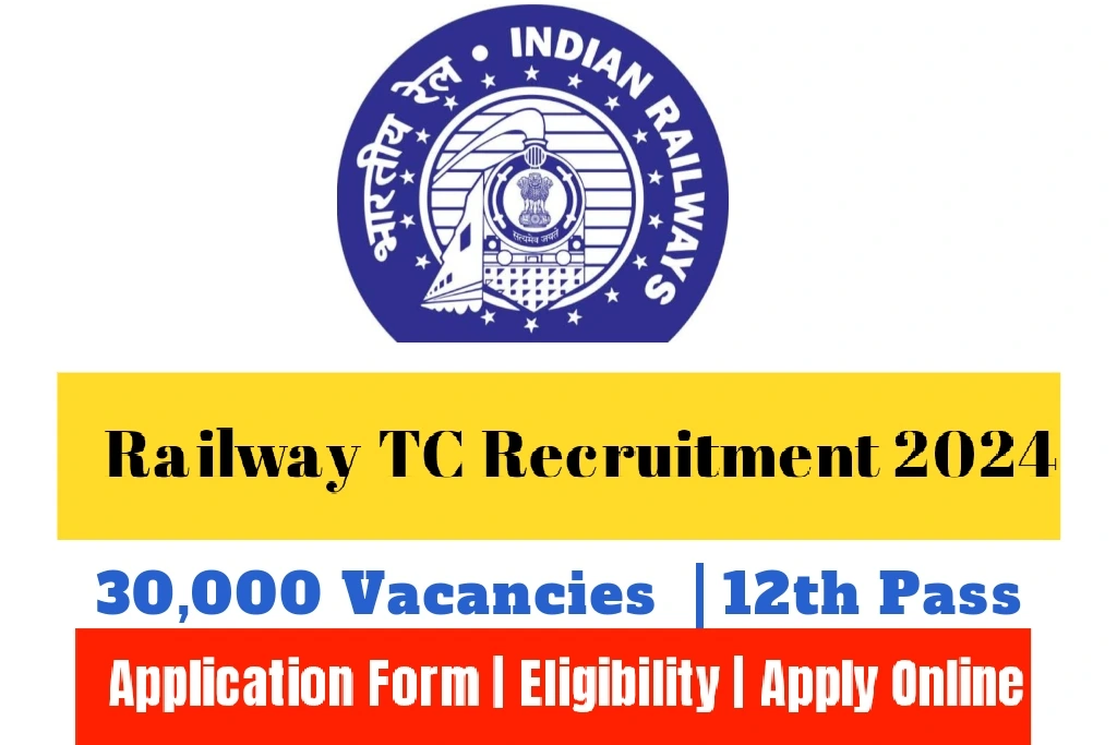 Railway TC Recruitment 2024, Eligibility, Application Form